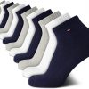 Tommy Hilfiger Men’s Cushion Quarter Cut Ankle Socks – Comfortable Athletic Socks, 12-Pack